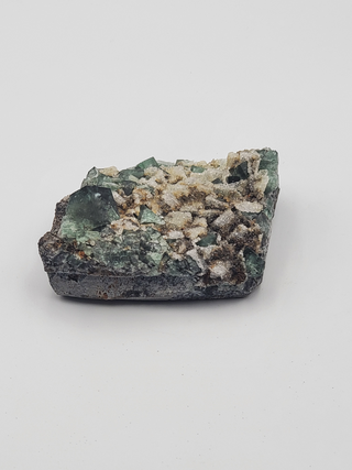 Druzy Dreams Pocket Quartz over Fluorite from the Rogerley Mine